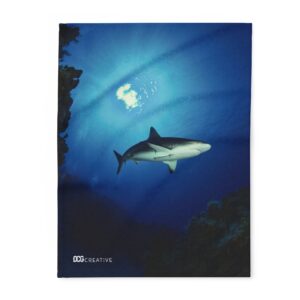 Shark Print Arctic Fleece Blanket
